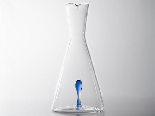 SIMONE CRESTANI DROP DECANTER Ø4.72" X H10.23"