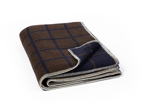 BLACKSAW UMI THROW / DIRT MELANGE & MIDNIGHT MELANGE W59" x L79"