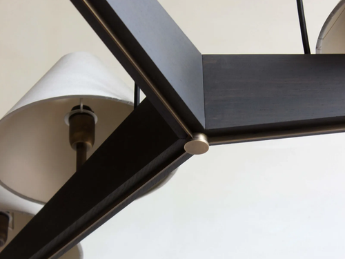 MARTIN HUXFORD GLIDE CHANDELIER / EXTENDED H12.25" x L57" x W28"