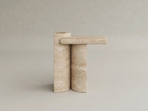 GALERIE NAINOA LIRA SIDE TABLE 01 W13.75" x D19.75" x H21.75"
