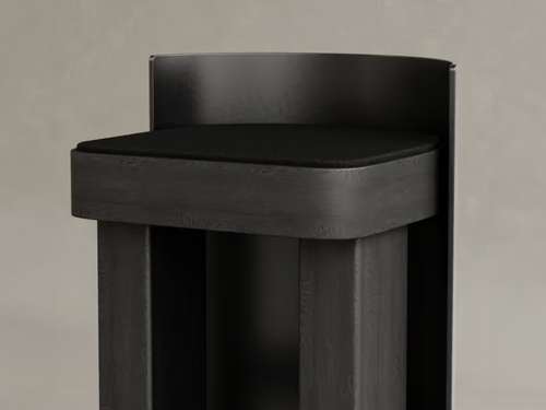 GALERIE NAINOA LIRA BARSTOOL 01 W21.75" x D20" x H34.75" x SH29.5"