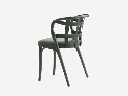 GEMLA COLLAGE DINING CHAIR H29.5" x W18.9" x D18.9" x SH18.1"