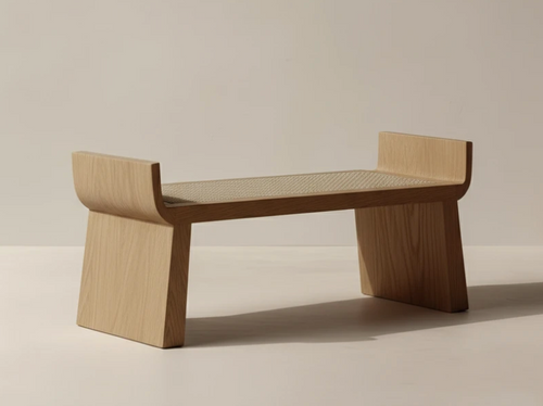 GALERIE NAINOA KEANU BENCH 01 W52" x D15" x H23.40" x SH17.75"