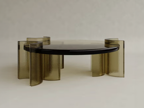 GALERIE NAINOA LIRA COFFEE TABLE 03 W43.25" x D42.25" x H15.75"