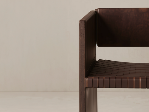 GALERIE NAINOA ARDEN DINING CHAIR 03 W22.5" x D22" x H30.75" x SH17.75"
