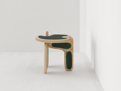 FAYE TOOGOOD PALETTE SIDE TABLE / SAPPHIRE H19.3" x W20.5" x D20.1"