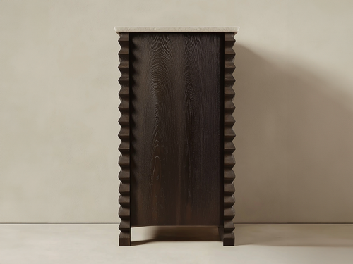 GALERIE NAINOA IKE BEDSIDE TABLE 02 W24" x D18" x H39.5"