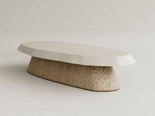 GALERIE NAINOA AURA COFFEE TABLE 02 W59.25" x D25.5" x H12"