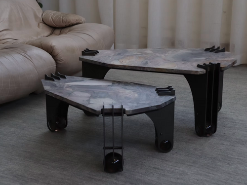 LOST PROFILE CLAWFOOT COFFEE TABLE
