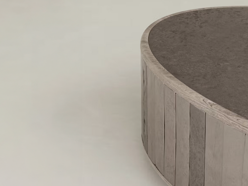 GALERIE NAINOA LUME COFFEE TABLE 04 W59.25" x D31.5" x H12.75"