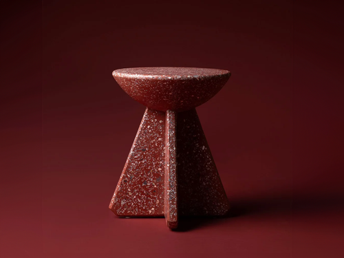 LUTECA TOLO SIDE TABLE / TERRAZZO Ø16" x H19"