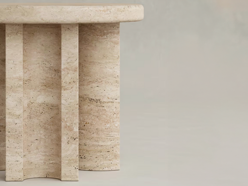 GALERIE NAINOA LIRA SIDE TABLE 02 Ø23.75" x H20"