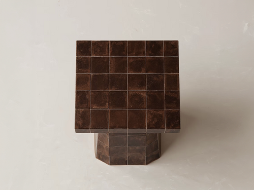 GALERIE NAINOA ARDEN SIDE TABLE 01 W22.5" x D22.5" x H19.5"