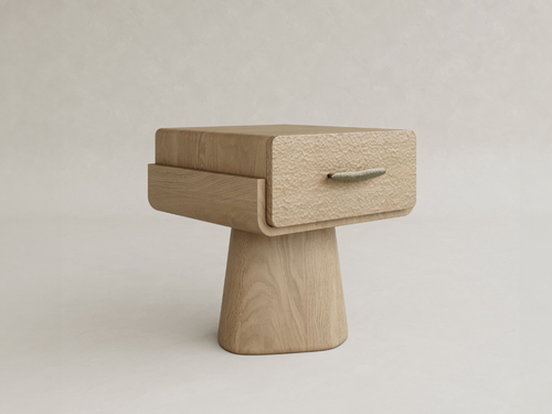 GALERIE NAINOA AURA BEDSIDE TABLE 01 W18.75" x D18.75" x H19.75"
