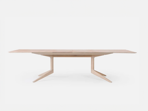 DE LA ESPADA MATTHEW HILTON LIGHT RECTANGULAR DINING TABLE / EXTENDING