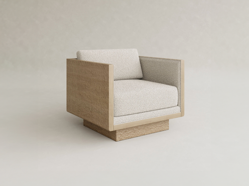 GALERIE NAINOA AURA ARMCHAIR 02 W29.75" x D28.5" x H26.25 x SH15.75"