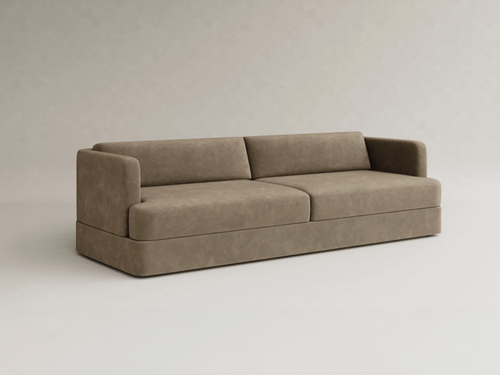 GALERIE NAINOA AURA SOFA 01 W92.25" x D37.5" x H26.25" x SH15.75"