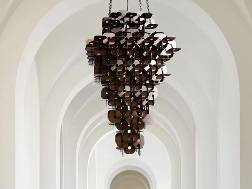 MARTIN HUXFORD ELEMENT VESSEL 1 CHANDELIER H30" x Ø20"