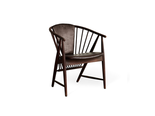 GEMLA SUNFEATHER LOUNGE CHAIR / PADDED BACK H29.1" x W23.2" x D24.0" x SH17.3"