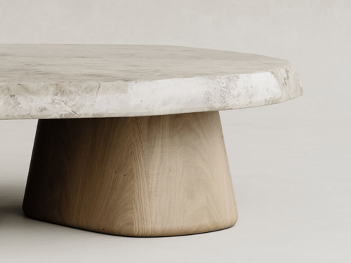GALERIE NAINOA AURA COFFEE TABLE 03 W37.5" x D36.75" x H11.25"