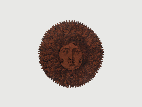 CC-TAPIS FORNASETTI RE SOLE RUG 8'2" x 8'2"