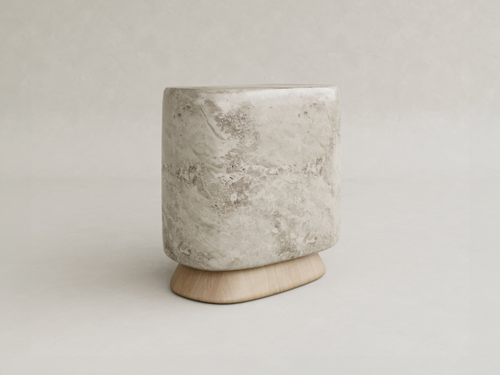 GALERIE NAINOA AURA SIDE TABLE 01 W19.5" x D36.75" x H11.25"