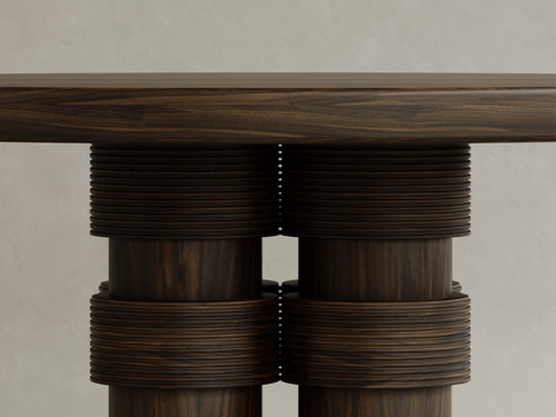GALERIE NAINOA TORU DINING TABLE 02 W57.5" x D57.5" x H30"