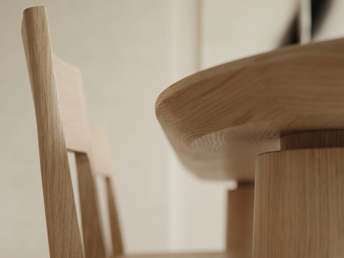 GALERIE NAINOA KEANU DINING TABLE 02 W90.75" x D42" x H30"