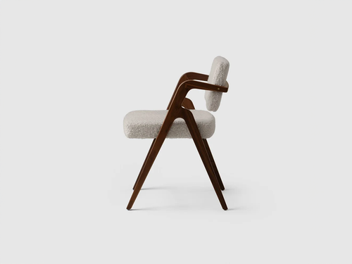 LUTECA EUGENIO DINING ARMCHAIR W20.5" x D22.75" x H32.75" x SH19"
