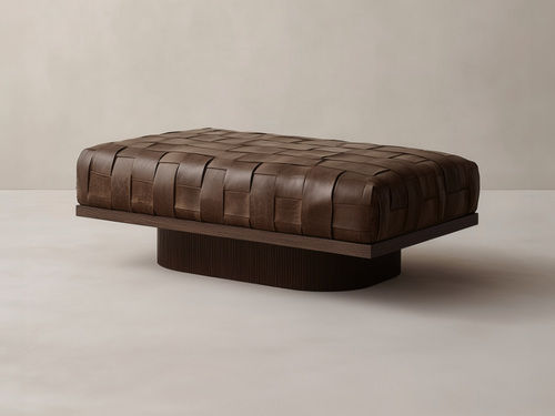 GALERIE NAINOA ARDEN POUF 01 W50.25" x D21.75" x H15.75"