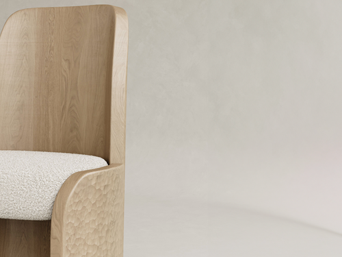 GALERIE NAINOA AURA DINING CHAIR 01 W21.75" x D19.5" x H33.75" x SH18.75"