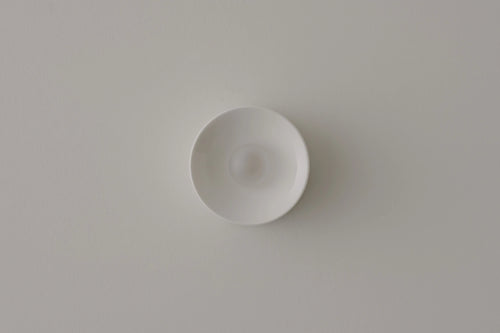 VOLKER HAUG STUDIO ANTON CERAMIC CRISP WHITE SCONCE / MINI Ø5.1" x D3.4"