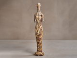 Load image into Gallery viewer, ROBIN WHITEMAN BIRD TOTEM H18&quot;  x Ø4&quot;
