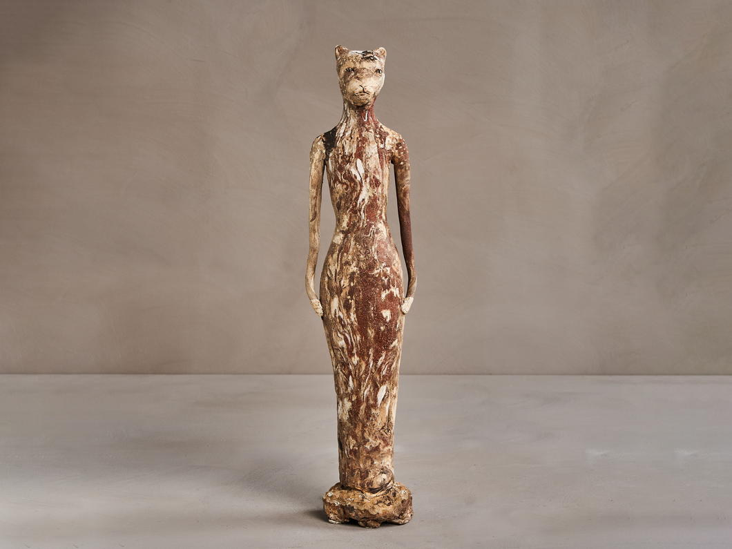 ROBIN WHITEMAN CAT TOTEM H19