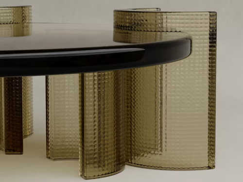 GALERIE NAINOA LIRA COFFEE TABLE 03 W43.25" x D42.25" x H15.75"