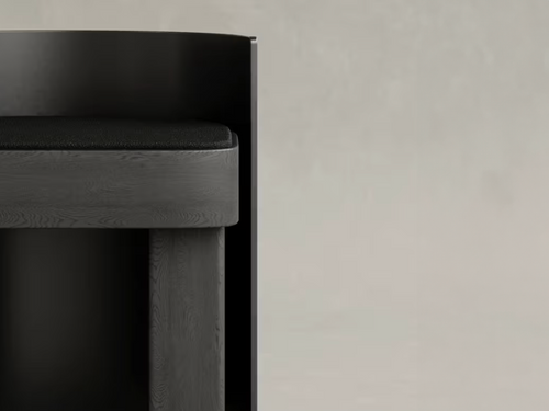 GALERIE NAINOA LIRA STOOL 02 W21.75" x D20" x H23.25" x SH19"