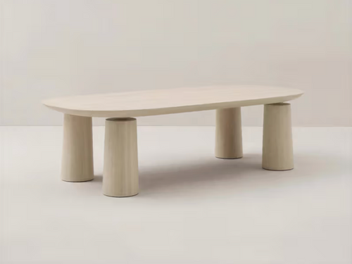 GALERIE NAINOA KEANU DINING TABLE 02 W90.75" x D42" x H30"