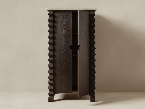 GALERIE NAINOA IKE BEDSIDE TABLE 02 W24" x D18" x H39.5"