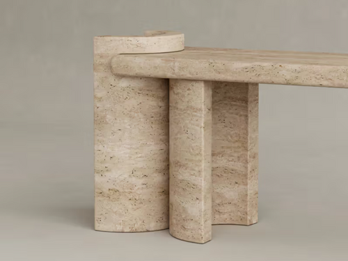 GALERIE NAINOA LIRA BENCH 01 W61.75" x D13.75" x H19.25" x SH17.75"