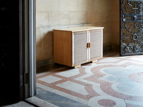 LUTECA WOVEN CREDENZA / 2 DOOR W43.5" x D20.5" x H29.5"