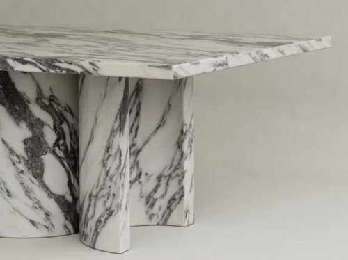 GALERIE NAINOA LIRA DINING TABLE 01 W118" x D53.25" x H29.5"