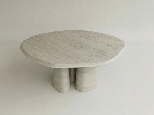 GALERIE NAINOA AURA DINING TABLE 03 W73.5" x D73.5" x H29.75"