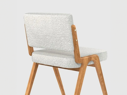 LUTECA EUGENIO DINING SIDE CHAIR W20.5" x D21.75" x H32.75" x SH18.75"