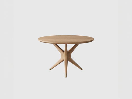 LUTECA ROSA DINING TABLE / ROUND Ø48" x H29"
