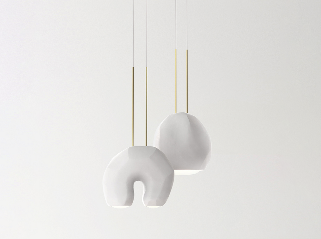 GIOPATO & COOMBES MOONSTONE CIRCULAR CHANDELIER 02 Ø34.5