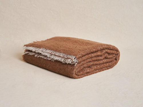 ALONPI PEAKS THROW / MOCHA 59" x 79"