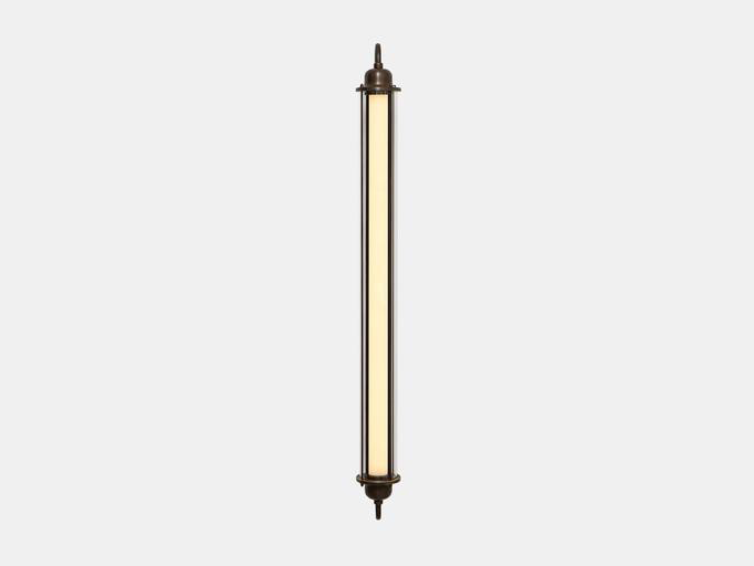 KBH SMALL TUBE SCONCE DARK BRASS  H40
