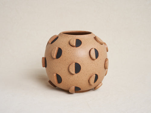 MATTHEW WARD BARREL CACTUS VASE H7.5” x Ø9"