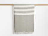 Load image into Gallery viewer, LIBECO CAMILLE STRIPE THROW 55” x 86.6&quot;
