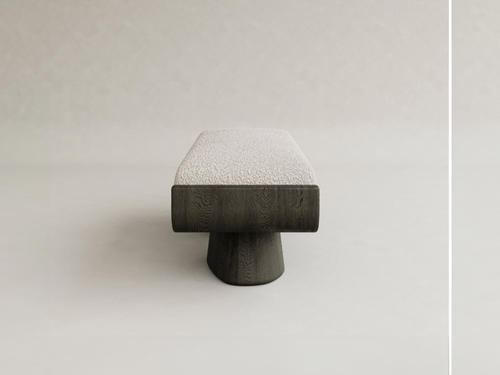 GALERIE NAINOA AURA BENCH 01 W50.75" x D18.75" x H17.75"
